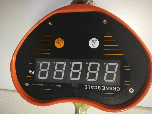 WIFI Layar Besar Terhubung Telepon Derek Gantung Timbangan Digital Remote 10T