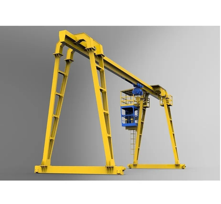 Model MH yang Disesuaikan 16Ton Peluncuran Baja Single Girder Goliath Gantry Crane