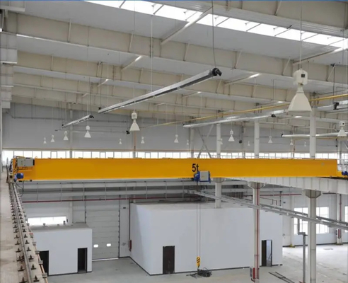 ABM Motor FEM 5Ton Single Beam European Overhead Crane Dengan Troli Listrik