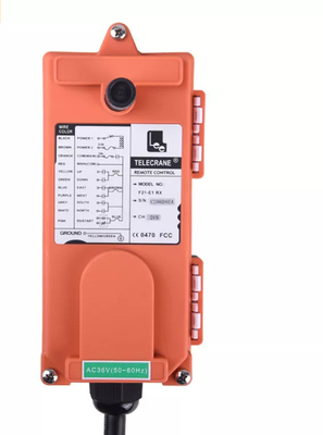 F21-E1B AC36V DC12-24V 6 Tombol Universal Industrial Wireless Remote Control Untuk Hoist