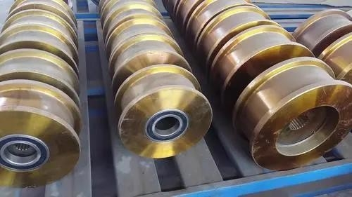 Metalurgi Crane Forged Crane Wheels Wearproof Fracture Resistant