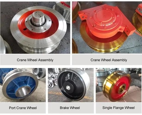 Steel Crane Shaft Cast Ld Wheel Block Set Untuk Overhead Crane