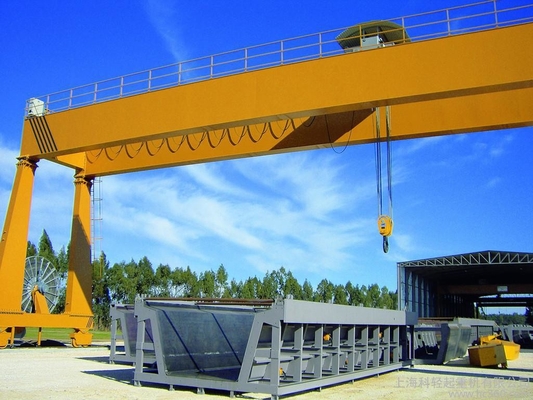 Konstruksi 40ton Double Girder Gantry Crane Untuk Konstruksi Jalan Raya
