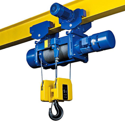KODE HS 84251100 5 Ton Electric Wire Rope Hoist Untuk Derek Overhead Girder Tunggal