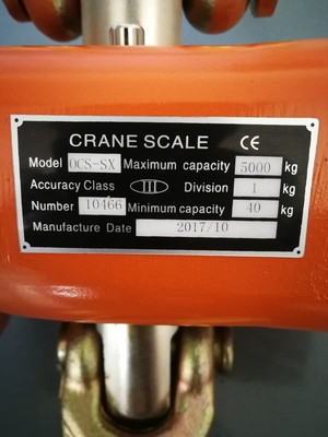 Timbangan Derek Elektronik 50KG Dengan Keseimbangan Kait Penimbangan Digital