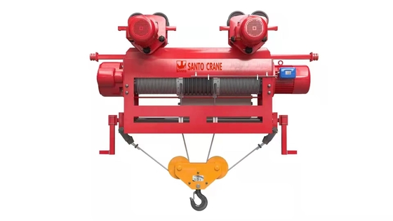 CD1/MD1 Type Light Duty 5 Ton Electric Wire Rope Hoist Untuk Konstruksi