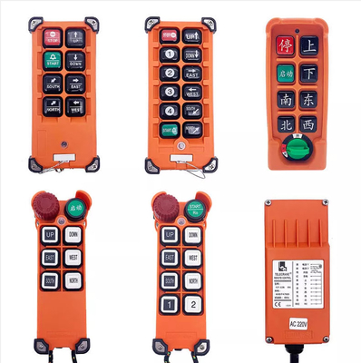 Transmitter&Receiver Hoist Crane Radio Industri Remote Kontrol Nirkabel F21E1B
