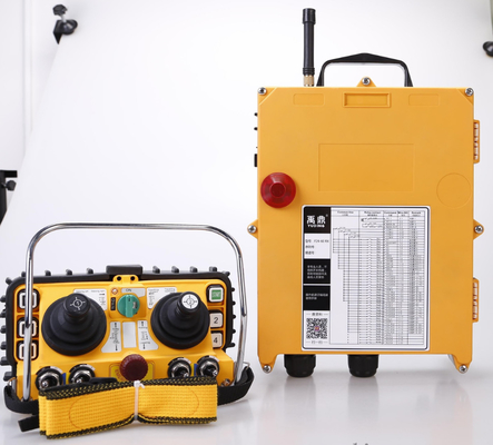 F24-6D Telecrane 6 Tombol 2 Kecepatan Derek Nirkabel Remote Control Industri