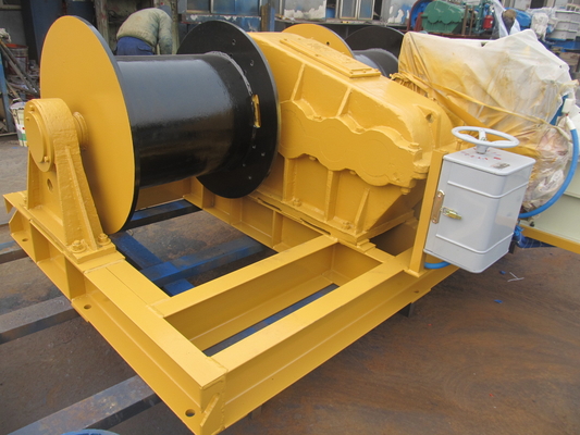 Model JM Kekuatan Mekanik Tinggi Winch Listrik Berkecepatan Tinggi 40 Ton