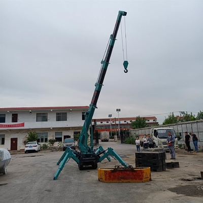 5 Ton 16m Spider Lift Crane Untuk Ruang Sempit