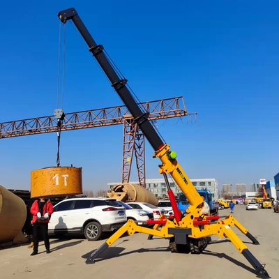 2.95t Spider Crawler Crane Dengan Telescopic Boom Hidraulik
