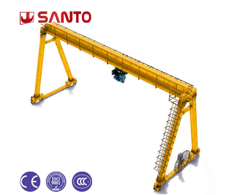 Cabin Control Movable Gantry Crane 3 Fase 1-20t