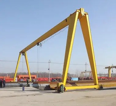 A3-A5 Single Beam Gantry Crane Single atau Dual Speed Motor Frequency Conversion Motor