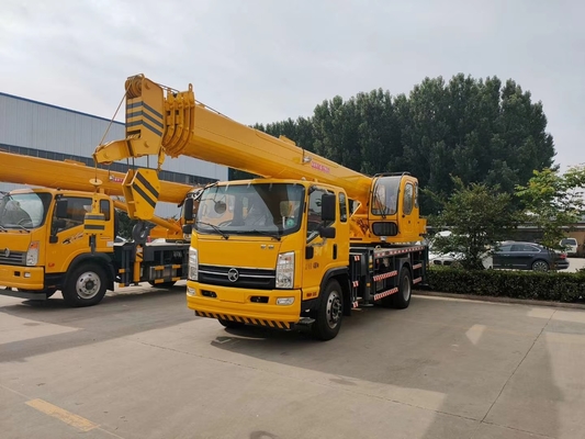 ISO Self Contained 24m-66m Truck Mounted Boom Crane Untuk Mengangkat Material