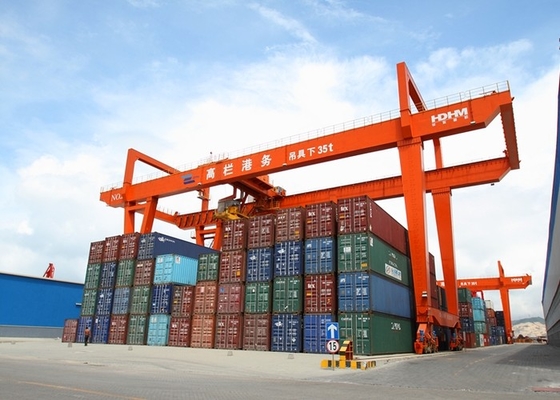 35-50T Rail Mounted Stacking Crane 45m / Min Double Girder Gantry Crane