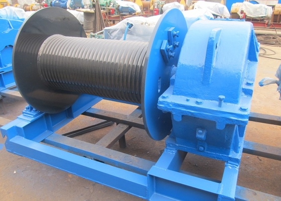 5KN Ke 100KN Heavy Duty Electric Rope Winch Konstruksi Tambang Marine Drum Winch