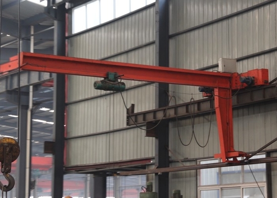 BXB Workstation Slewing Arm Wall Bepergian Jib Crane Dengan Penjangkauan