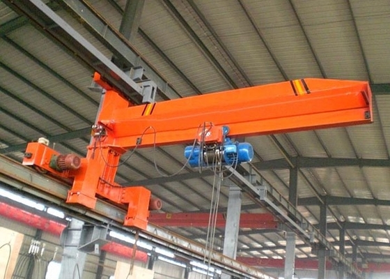 BXB Workstation Slewing Arm Wall Bepergian Jib Crane Dengan Penjangkauan