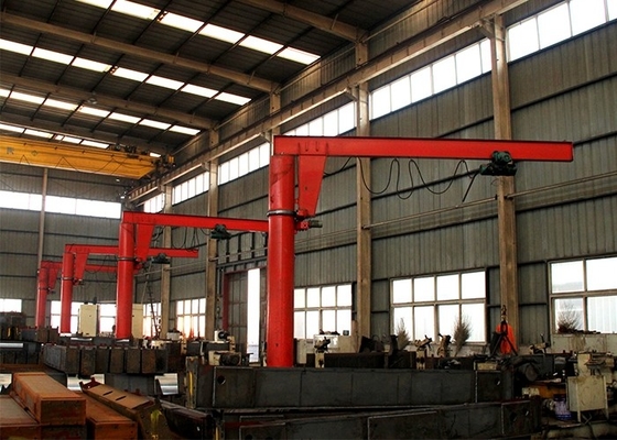 ISO CE A3 0,5 Ton 20 Ton Jib Crane Untuk Jarak Pendek Atau Tempat Serried