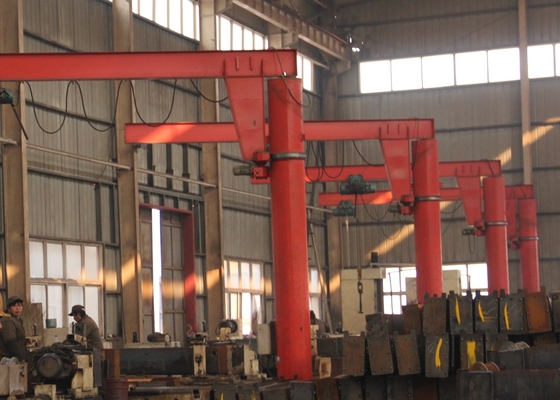 ISO CE A3 0,5 Ton 20 Ton Jib Crane Untuk Jarak Pendek Atau Tempat Serried