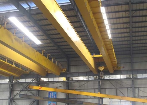 32ton Overhead Hoist Trolley Crane Kecepatan Ganda Untuk Mengangkat Coil