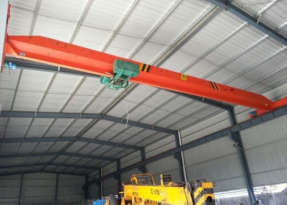 16 Ton Single Girder Overhead Crane tahan lama untuk penyimpanan gudang