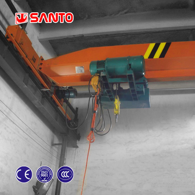 Lantai / langit-langit dipasang Crane Overhead Single Beam 6-30m Tinggi Angkat