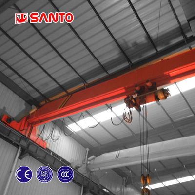 Lantai / langit-langit dipasang Crane Overhead Single Beam 6-30m Tinggi Angkat