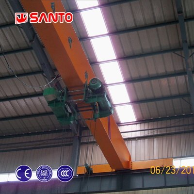 Lantai / langit-langit dipasang Crane Overhead Single Beam 6-30m Tinggi Angkat