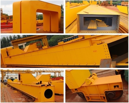 Crane Pengangkut Dua Girder Cina Dengan Kabin / Remote Control Wireless