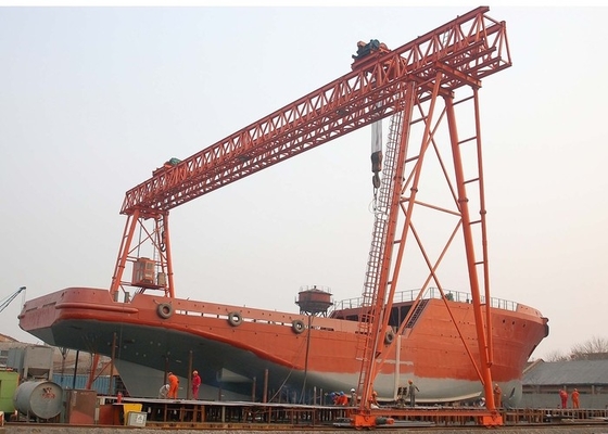 220V 480V 20 Ton Ganda Girder Gantry Crane A3 A8 Derek Overhead Tugas Berat