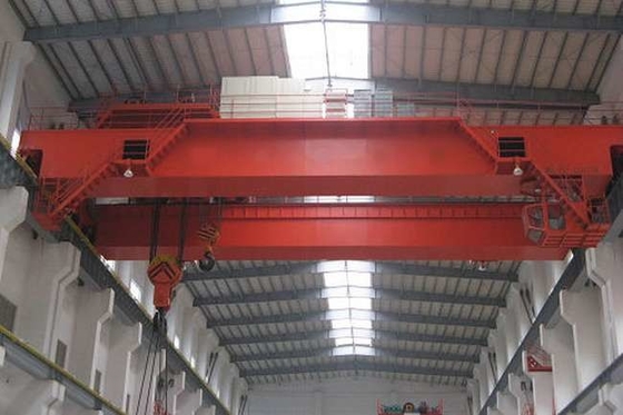 Q235B Q345C 32Ton Jembatan Crane Workshop Double Beam Overhead Traveling Crane