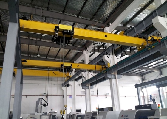 16ton Model Eropa Workstation Bridge Crane Untuk Penggunaan Bengkel Baru