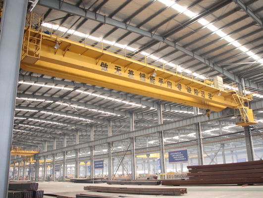 Q235B Q345C 32Ton Jembatan Crane Workshop Double Beam Overhead Traveling Crane