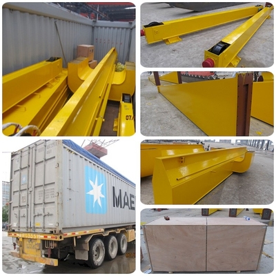 16ton A Frame Lifting Gantry Crane Dengan MD Electric Hoist Untuk Mengangkat Plat Beton