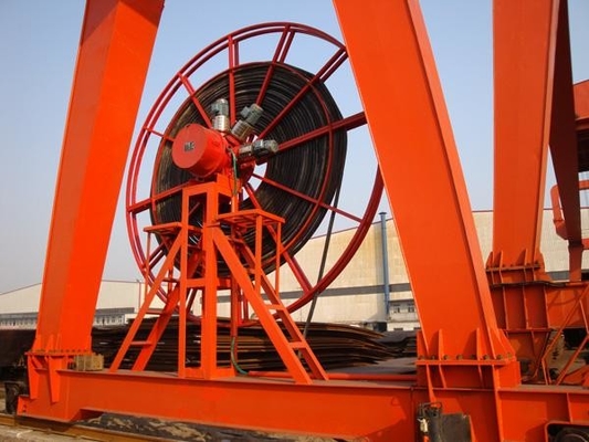 Outdoor Menggunakan 10 Ton Workshop Gantry Crane Dengan Hoist Trolley