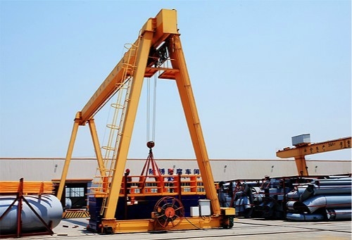 Wind Resistant 3T-32T Electric Hoist Gantry Crane Untuk Konstruksi