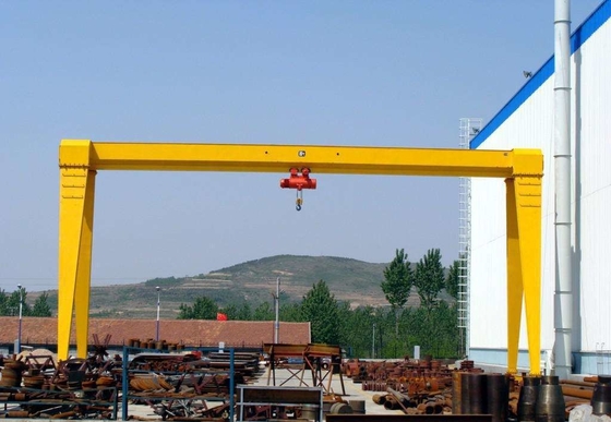 Wind Resistant 3T-32T Electric Hoist Gantry Crane Untuk Konstruksi
