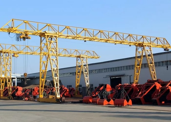 5T 10T 20T Bingkai Single Beam Gantry Crane Barang Halaman Marmer Granit Batu Crane