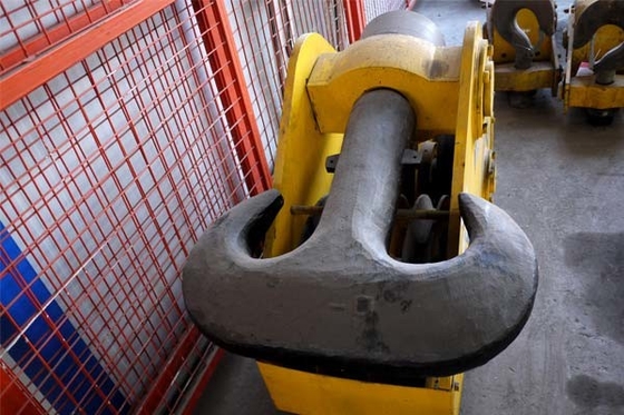 Tipe Eropa Overhead Gantry Hoist Forged Block Double Crane Hook Berbentuk C