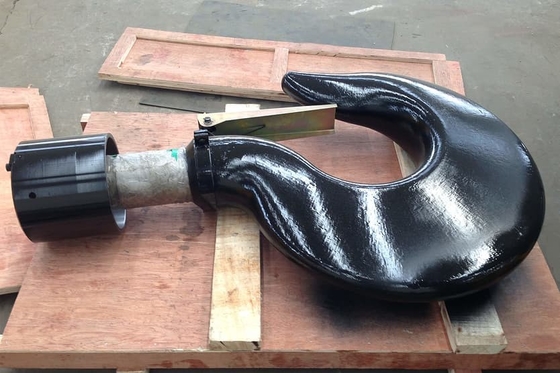 ISO FEM DIN Crane Spare Parts Hook Block Assembly Dengan Pulley Sheaves