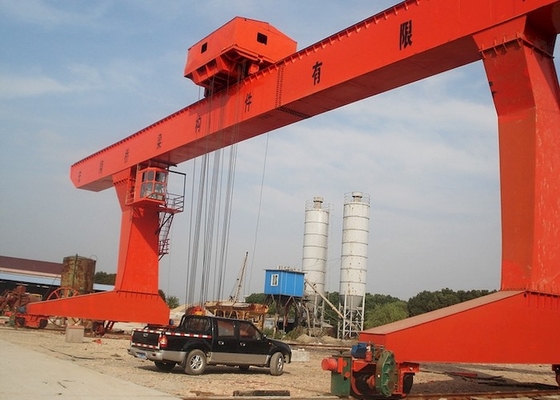Listrik Industri 5 Ton Sampai 30 Ton Gantry Crane 4.5m Span Single Girder Goliath Crane