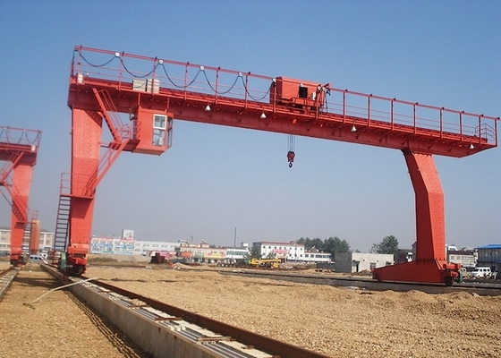 ODM Lifting Speed ​​8m / Min Single Girder Gantry Crane Dengan Electric Hoist