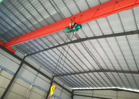 CE ISO A5 39m Span Overhead Traveling Bridge Crane Untuk Material Yard