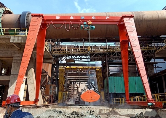 Q235B Q355B 16T Single Girder Gantry Crane Remote Control Nirkabel