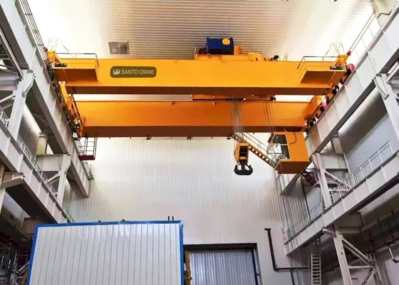 1BM-5M M3-M8 Open Winch Over Head Bridge Crane Dengan Tali Kawat Baja