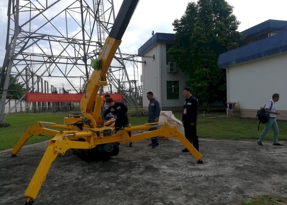 Swing Leg Indoor Mobile Spider Crane KB1.0 Mini Tracked Crawler Crane