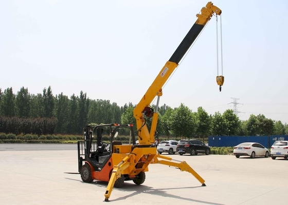 Swing Leg Indoor Mobile Spider Crane KB1.0 Mini Tracked Crawler Crane
