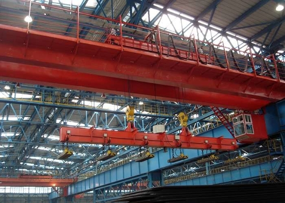 IP54 IP44 EOT Double Girder Overhead Crane 50 Ton Bridge Crane Mudah Dioperasikan