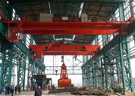 50T Remote Control Double Beam Eot Crane Rentang 7m Sampai 35m Derek Bengkel Listrik